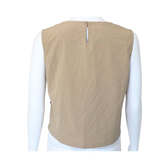 WAYRE Boxy Shift & Snap Top - Dune - S - Picture 2 of 2